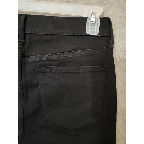 Old Navy Kicker Boot-Cut Jeans Womens 12 Black High Rise Stretch NEW - Picture 5 of 8